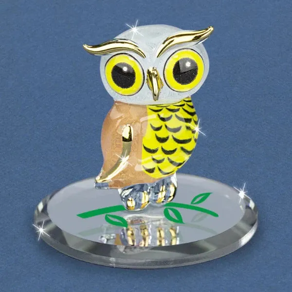 Glass Baron Big Barn-y Owl Figurine Decorative Mirror,Home Decor Mirror