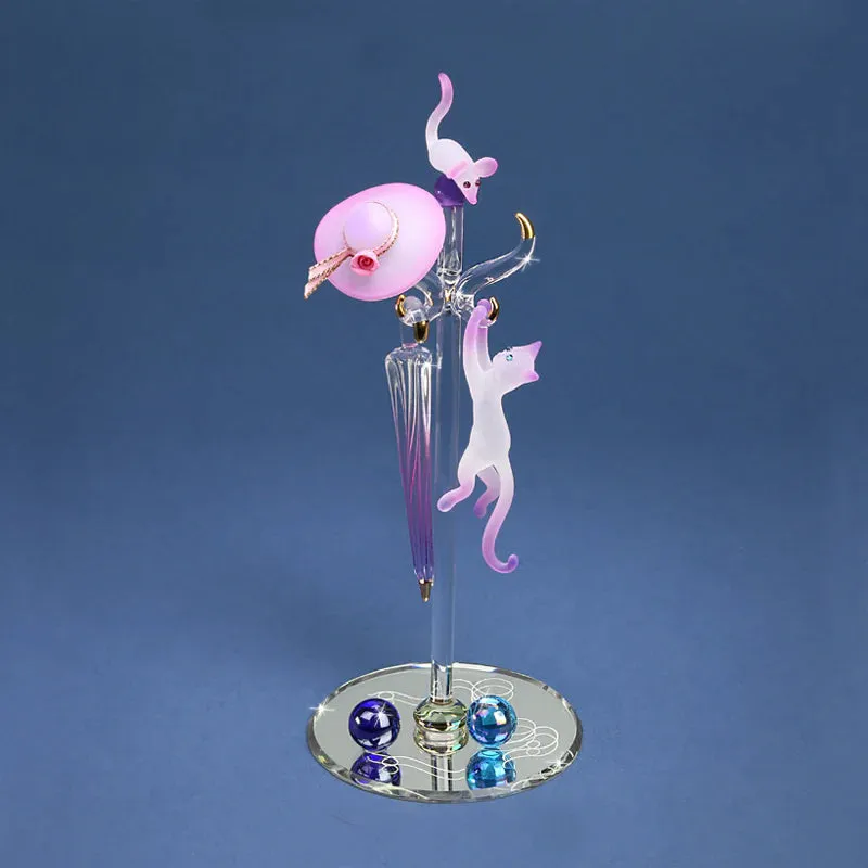 Glass Baron Cat and Coat Rack Decorative Mirror,Home Decor Mirror