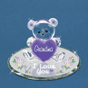 Glass Baron Grandma I Love You Figurine Decorative Mirror,Home Decor Mirror