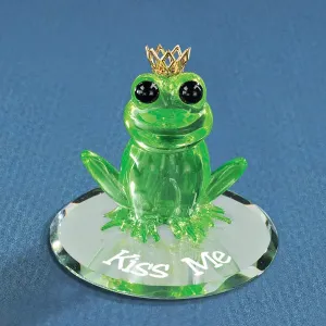 Glass Baron Kiss Me Frog Figurine Decorative Mirror,Home Decor Mirror