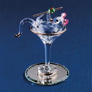 Glass Baron Martini Mouse Decorative Mirror,Home Decor Mirror