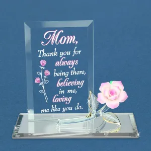 Glass Baron Mom "Believing in Me" Figurine Decorative Mirror,Home Decor Mirror