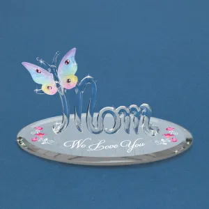 Glass Baron Mom "We Love You" Decorative Mirror,Home Decor Mirror