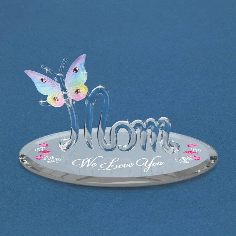 Glass Baron Mom "We Love You" Decorative Mirror,Home Decor Mirror