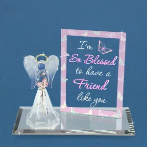 Glass Baron So Blessed, Angel Decorative Mirror,Home Decor Mirror