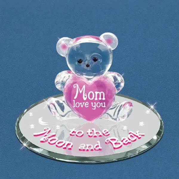 Glass Baron To the Moon and Back Figurine Decorative Mirror,Home Decor Mirror