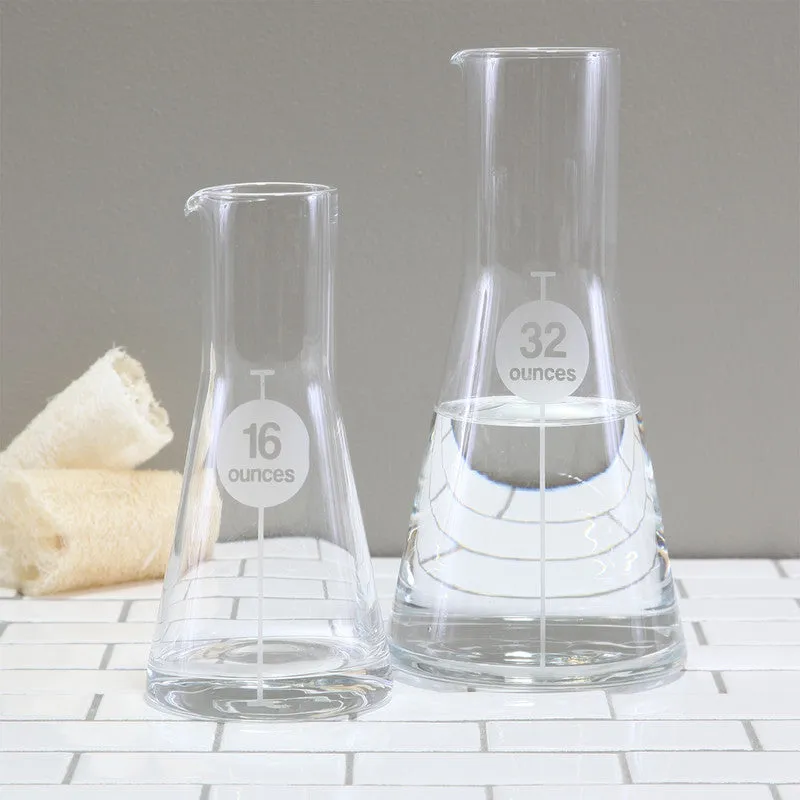 Glass Flask 32 oz - Clear