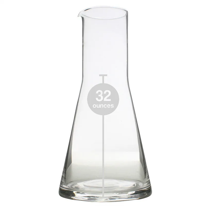 Glass Flask 32 oz - Clear Vase,Ceramic Vase