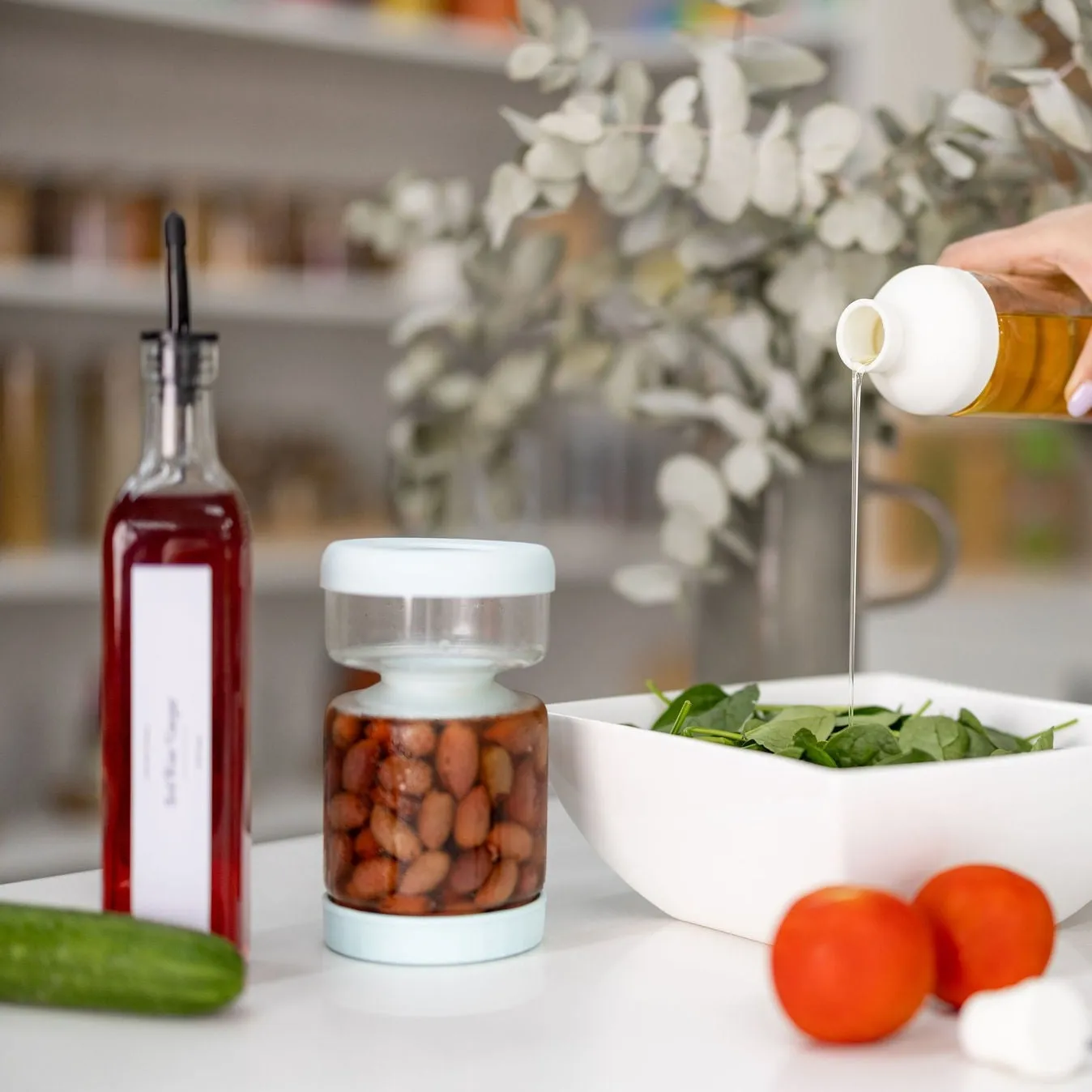 Glass Pickle Jar