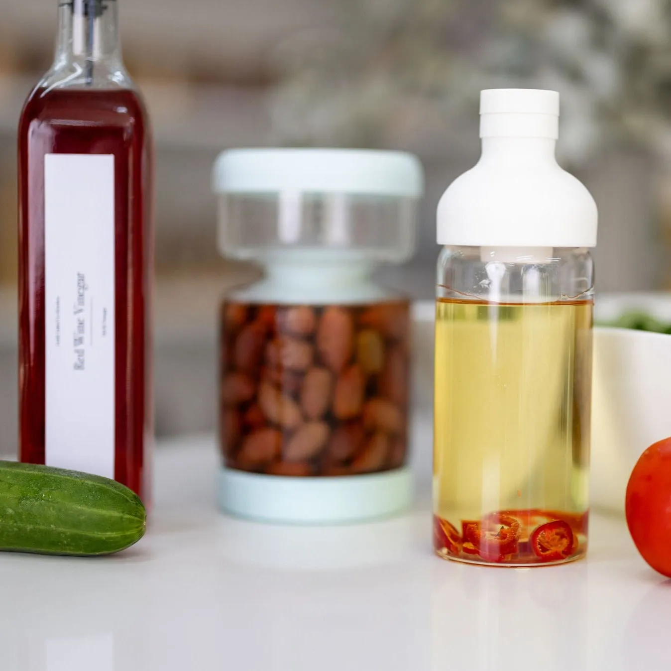 Glass Pickle Jar