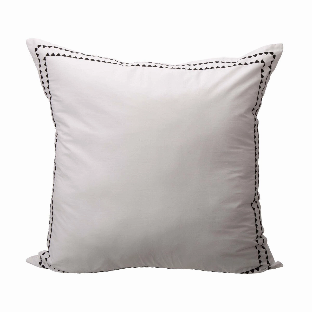 Glitzhome Rhythmic Melody Cotton 26-inch Euro Sham (Set of 2)