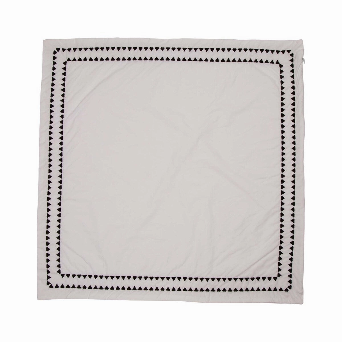 Glitzhome Rhythmic Melody Cotton 26-inch Euro Sham (Set of 2)