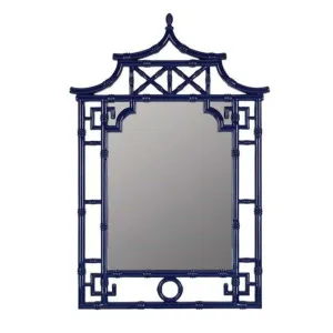Glossy Cobalt Blue Pagoda Bamboo Mirror Cutting Board,Kitchen Board