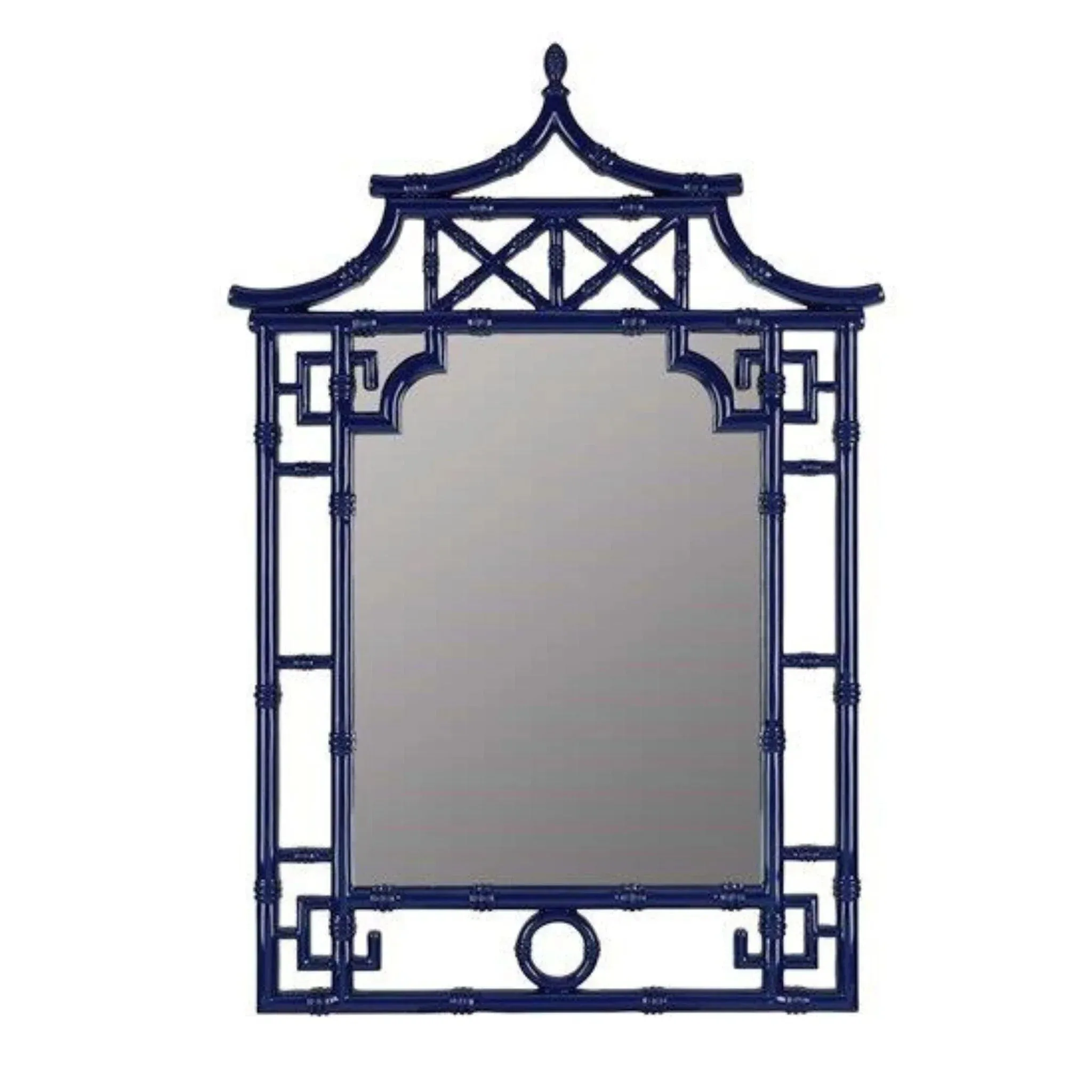 Glossy Cobalt Blue Pagoda Bamboo Mirror Cutting Board,Kitchen Board