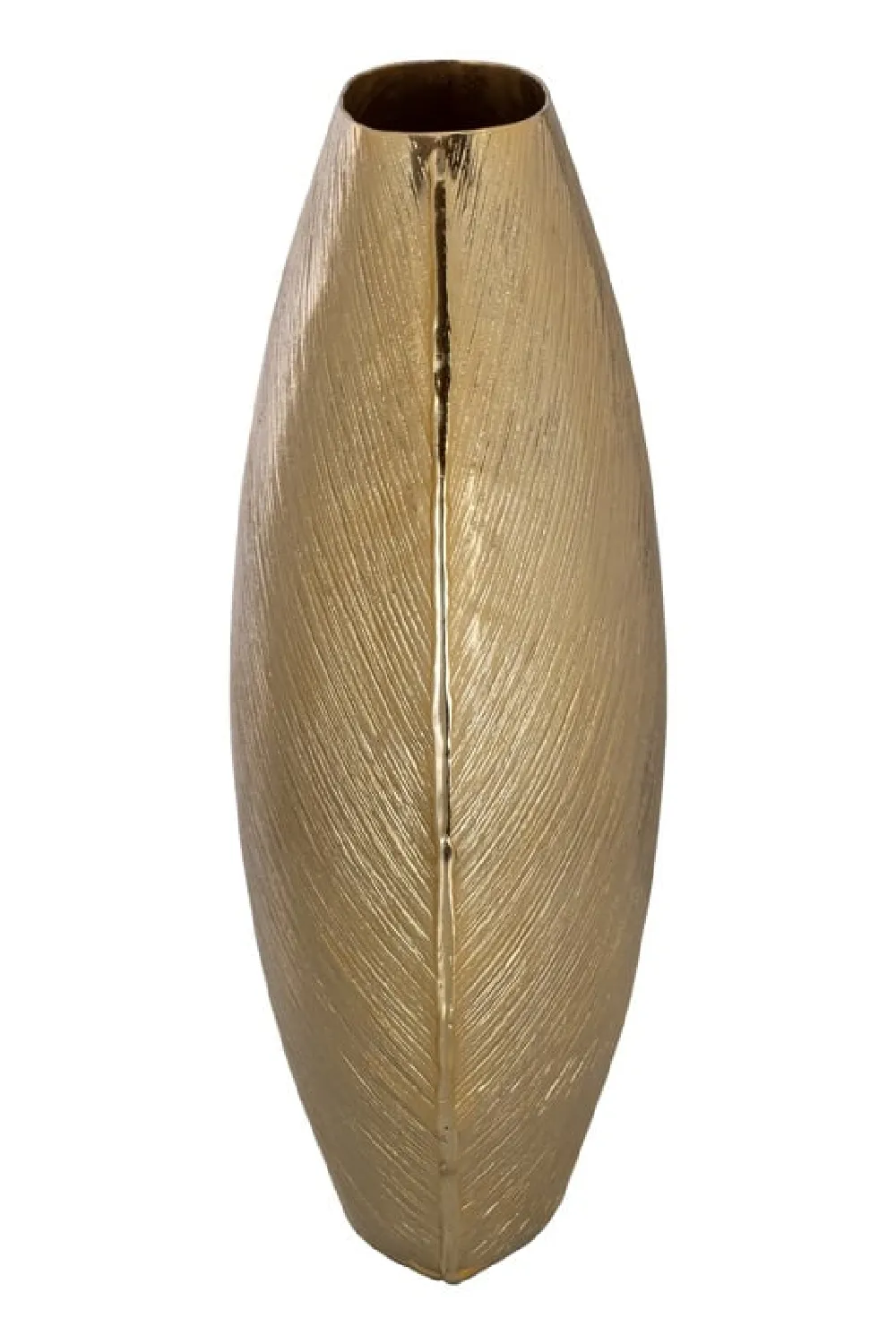 Gold Aluminium Vase L | OROA Evey