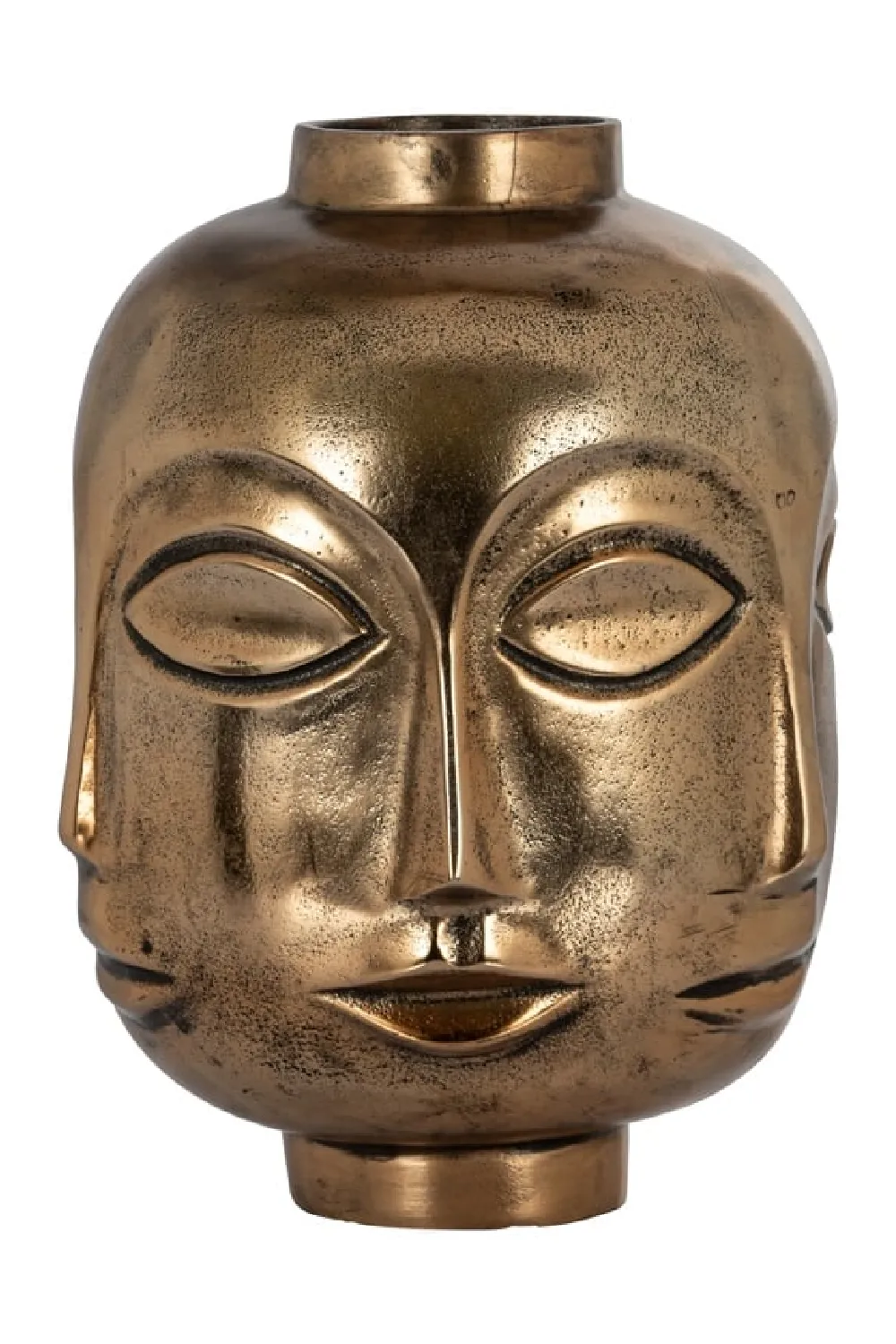 Gold Face Vase | OROA Hardy Vase,Glass Vase