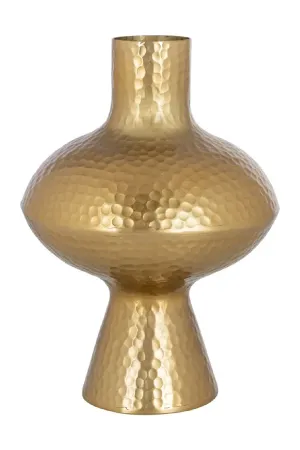Gold Organic-Shaped Vase | OROA Caitlyn Vase,Glass Vase