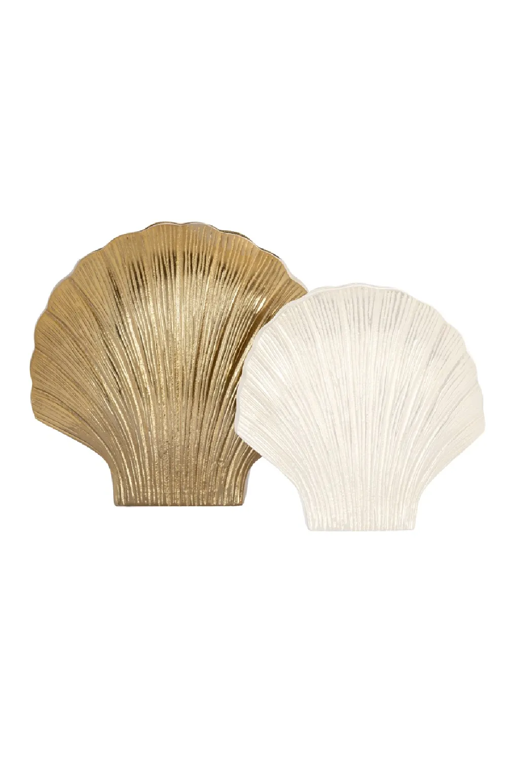 Gold Seashell Vase L | OROA No
