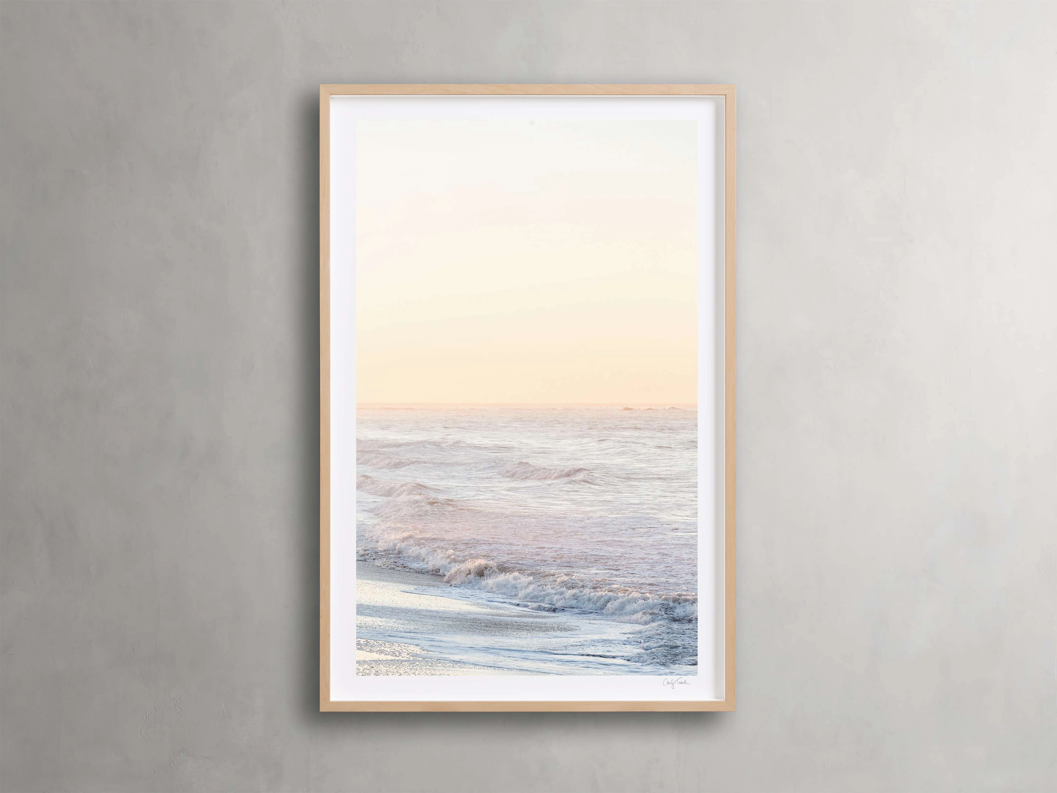 Golden Coast Framed Print III Wall Art,canvas wall art set