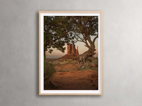 Golden Peaks II Framed Print Wall Art,canvas wall art set