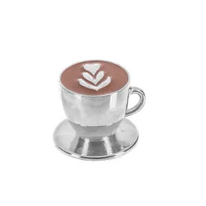 Good Morning to You Coffee Cup Token Charm Decorative Mirror,Home Decor Mirror
