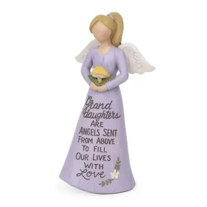 Graceful Sentiments Granddaughter Angel - Fill Our Lives With Love Decorative Mirror,Home Decor Mirror