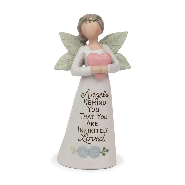 Graceful Sentiments Infinitely Loved Garden Angel Decorative Mirror,Home Decor Mirror