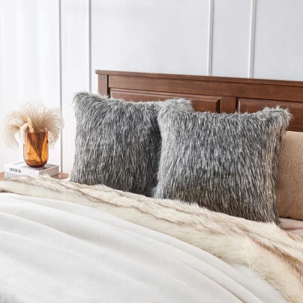 Grand Canyon Snow Faux Fur Blanket - 2 Sizes
