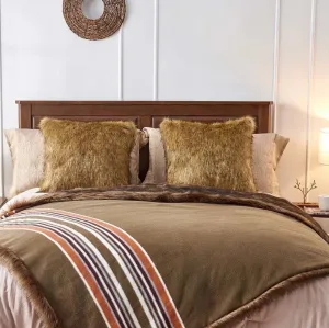 Grand Canyon Soil Faux Fur Wool Blankets - 2 Sizes storage cart, utility cart