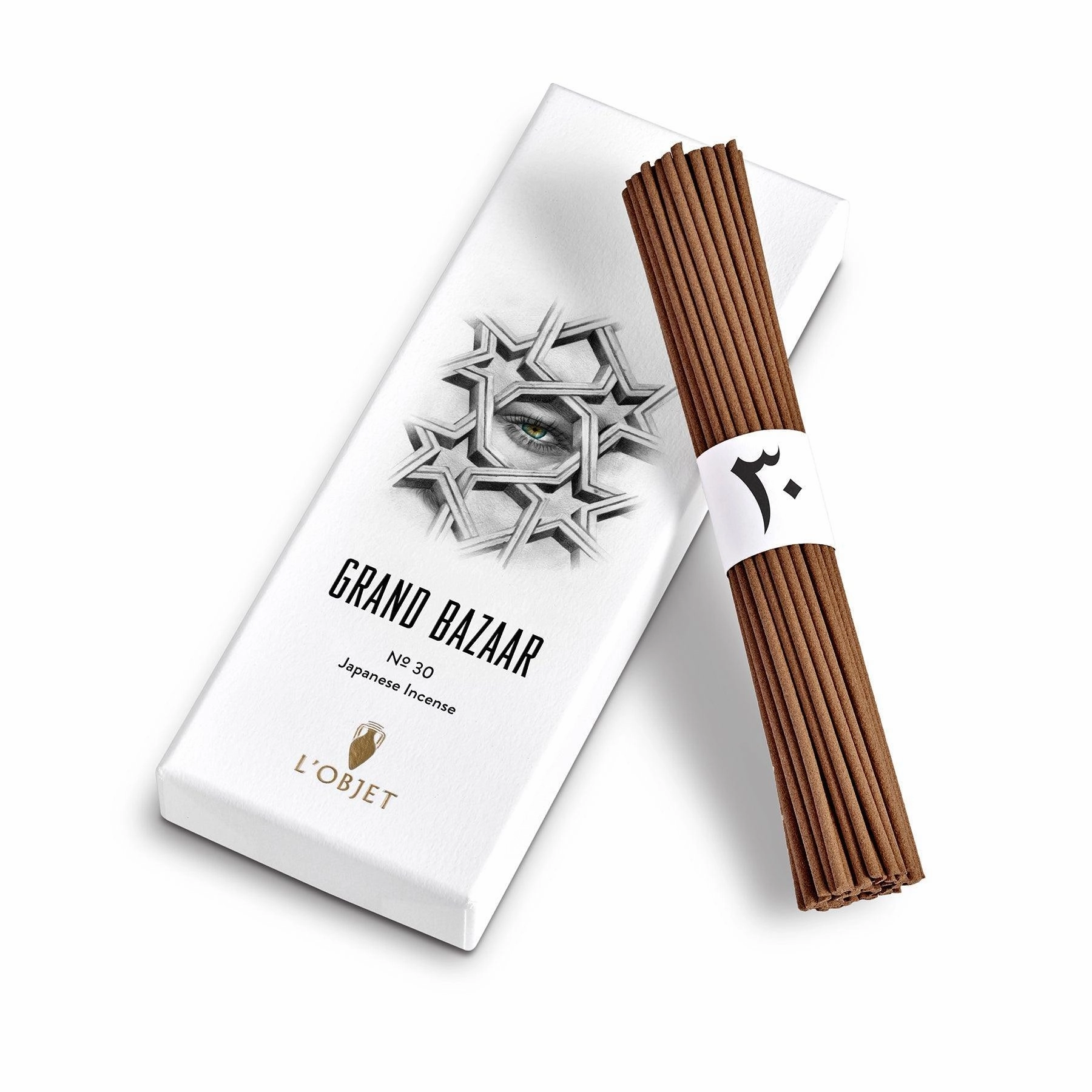 Grand Bazaar No. 30 Incense (60 sticks   square holder) Soap Dispenser,Hand Soap Bottle