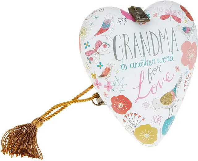 Grandma is Another Word for Love Art Heart By Demdaco