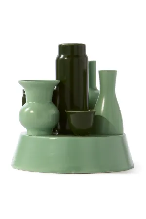 Green Glass Vase | Pols Potten Hong Kong Vase,Glass Vase