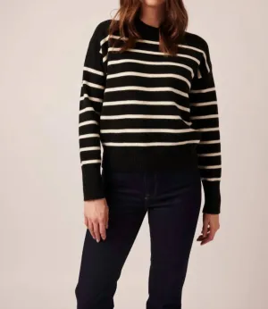 Greir Striped Sweater In Parisienne