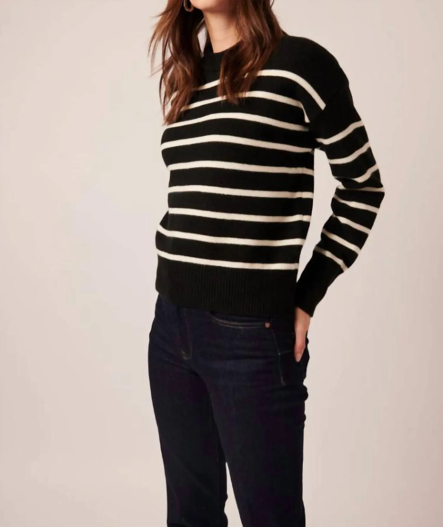Greir Striped Sweater In Parisienne