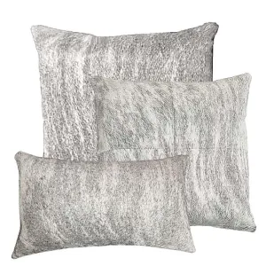 Grey & White Brindle Cowhide Accent Pillows storage cart, utility cart