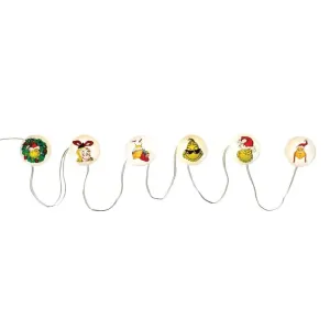 Grinch LED Light Up Garland 8 Ft Long Decorative Mirror,Home Decor Mirror