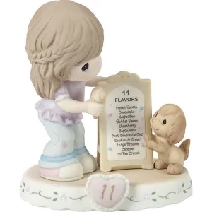 Growing In Grace Age 11 Brunette Girl Figurine Decorative Mirror,Home Decor Mirror