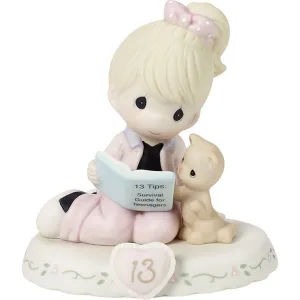Growing In Grace Age 13 Blonde Girl Figurine Decorative Mirror,Home Decor Mirror