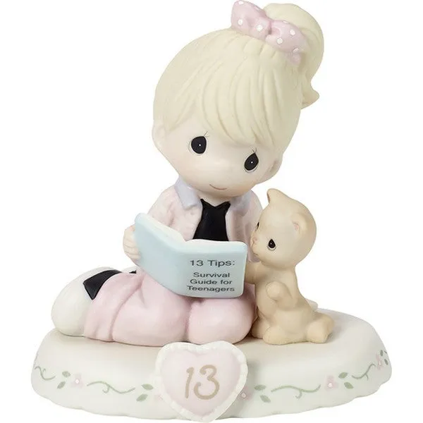 Growing In Grace Age 13 Blonde Girl Figurine Decorative Mirror,Home Decor Mirror