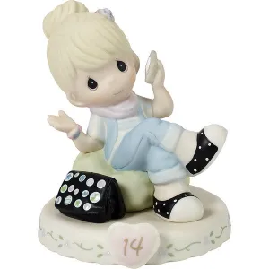 Growing In Grace Age 14 Blonde Girl Figurine Decorative Mirror,Home Decor Mirror