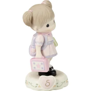 Growing In Grace Age 5 Brunette Girl Figurine Decorative Mirror,Home Decor Mirror