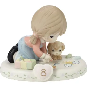 Growing In Grace Age 8 Brunette Girl Figurine Decorative Mirror,Home Decor Mirror