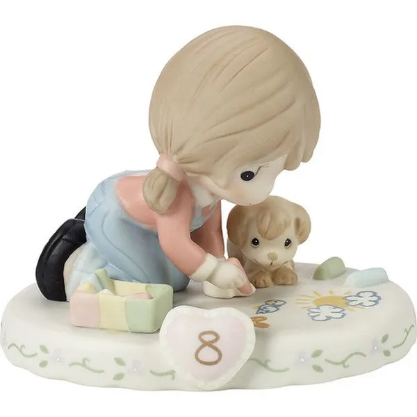 Growing In Grace Age 8 Brunette Girl Figurine Decorative Mirror,Home Decor Mirror