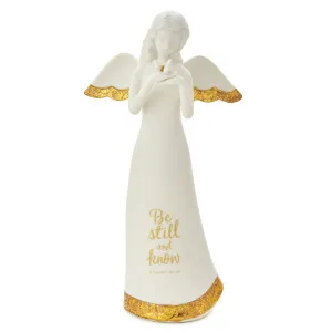 Hallmark Be Still and Know Angel Figurine, 8.75" Decorative Mirror,Home Decor Mirror