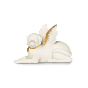Hallmark Joanne's Angels Dog Figurine, 3.3" Decorative Mirror,Home Decor Mirror