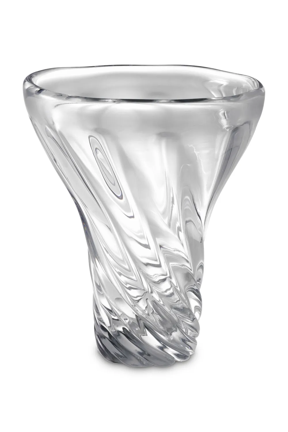 Hand-Blown Clear Glass Vase | Eichholtz Angelia