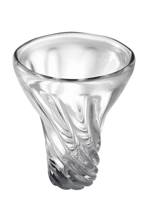 Hand-Blown Clear Glass Vase | Eichholtz Angelia Vase,Glass Vase