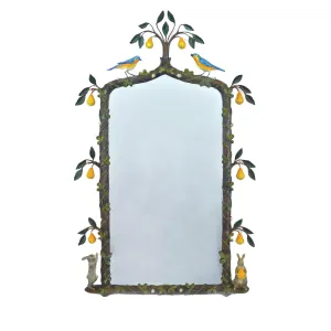 Hand-Painted Pear Tree Mirror Cutting Board,Kitchen Board
