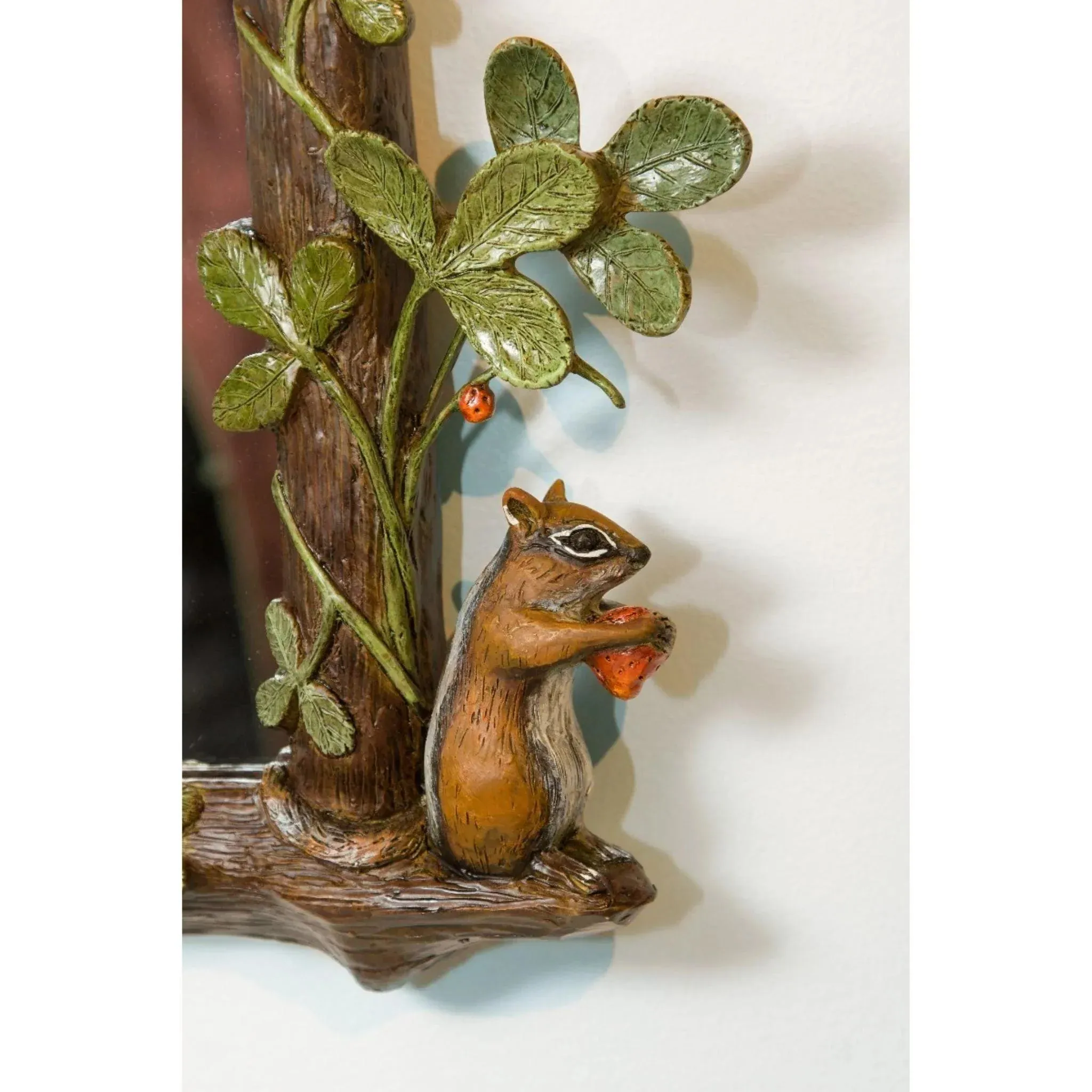 Hand-Painted Strawberry Thief Wall Mirror