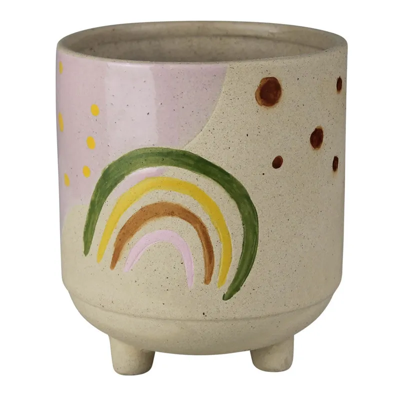 Handpainted Cachepot, Ceramic